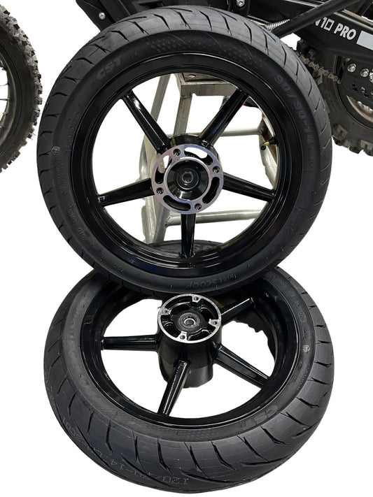 14 Inch Supermoto Wheel Kit for Yozma IN10 PRO - CST tires
