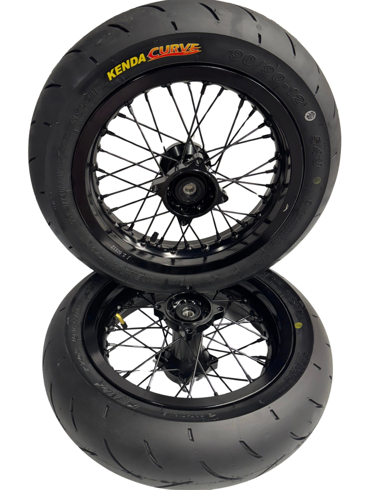 Razor MX or SX 12 Inch Supermoto Wheel Kit with CNC Aluminum Hub