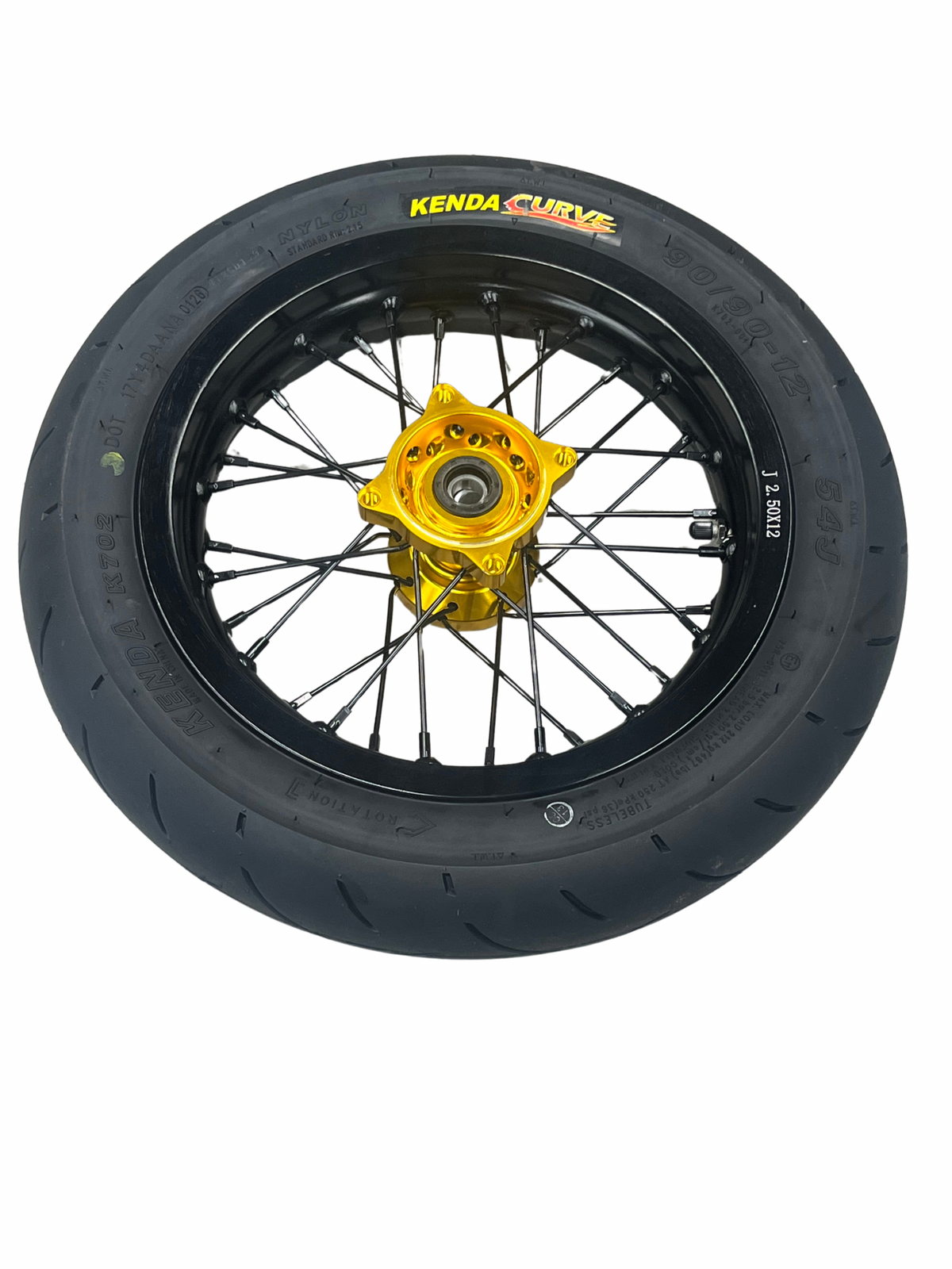 Razor MX or SX 12 Inch Supermoto Wheel Kit with CNC Aluminum Hub