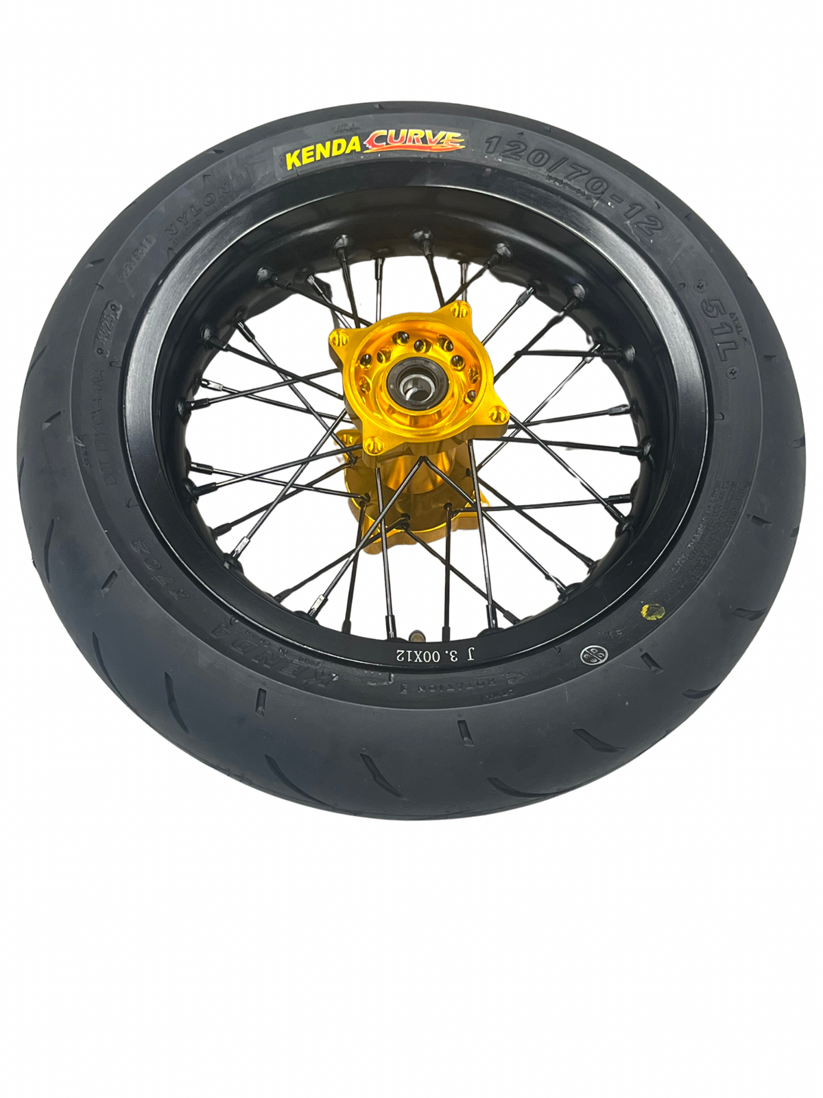 Razor MX or SX 12 Inch Supermoto Wheel Kit with CNC Aluminum Hub