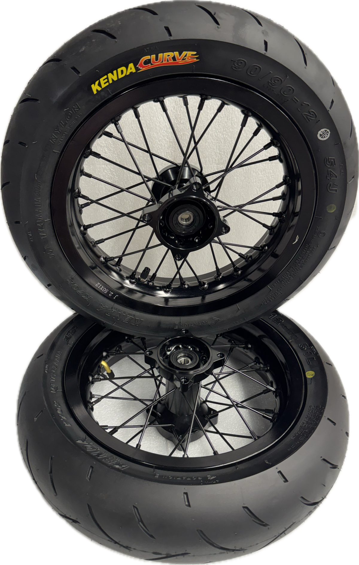Razor MX or SX 12 Inch Supermoto Wheel Kit with CNC Aluminum Hub